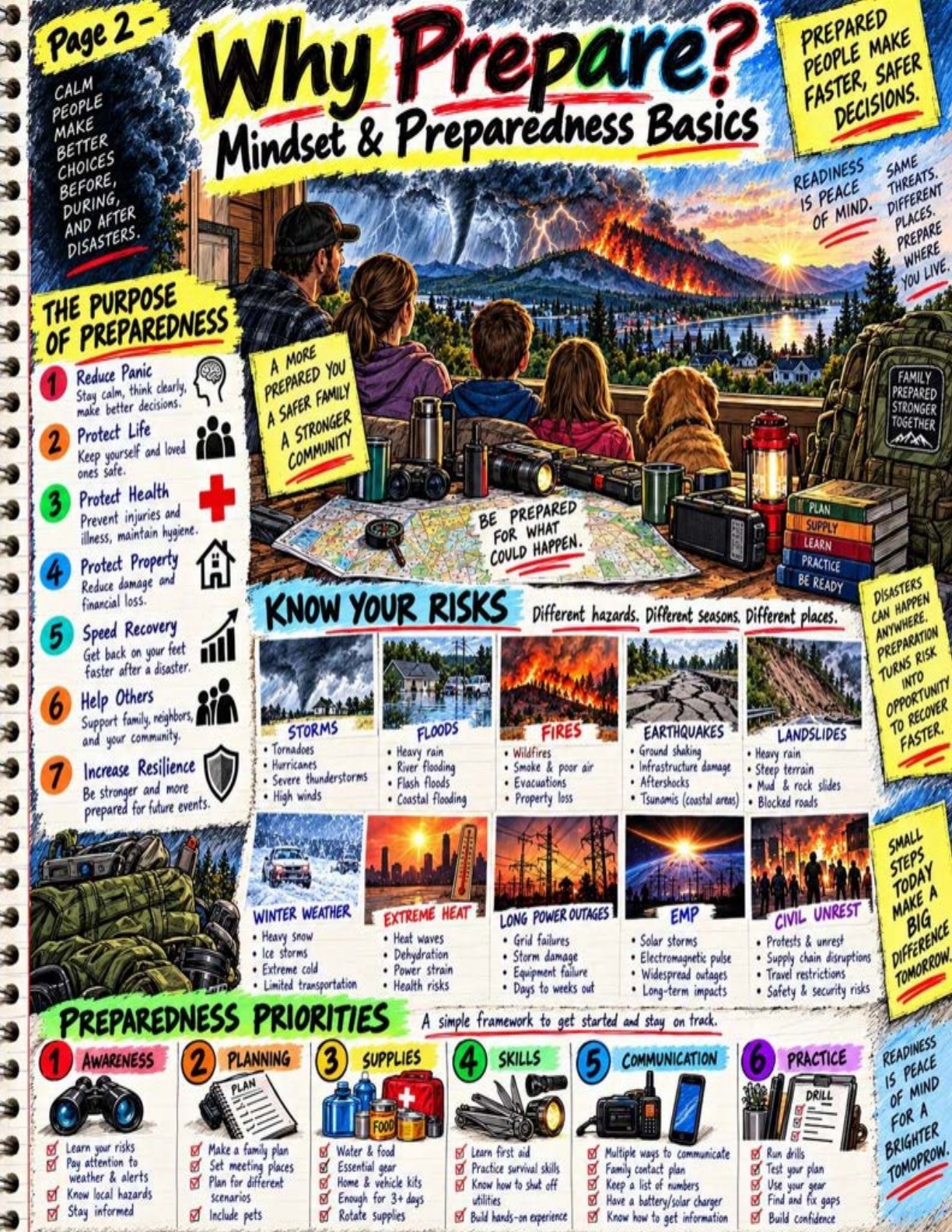 38-page visual preparedness guide preview